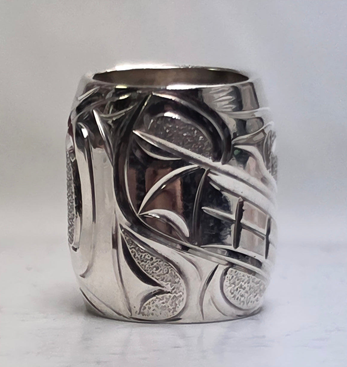 Orca Silver Spirit Bead by Joe Descoteaux