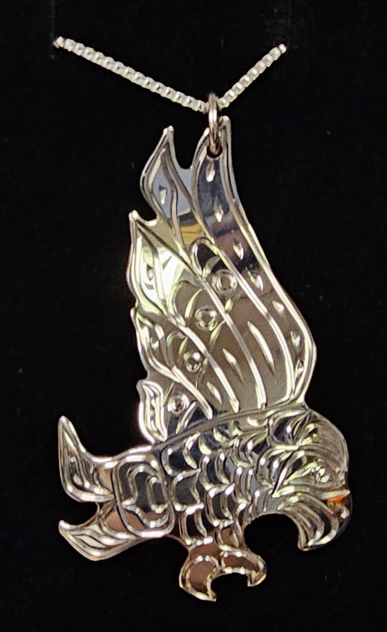 Eagle Cut Out Pendant