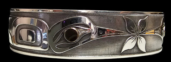 Hummingbird 1/4" Silver Gold Bracelet by Grant Paul