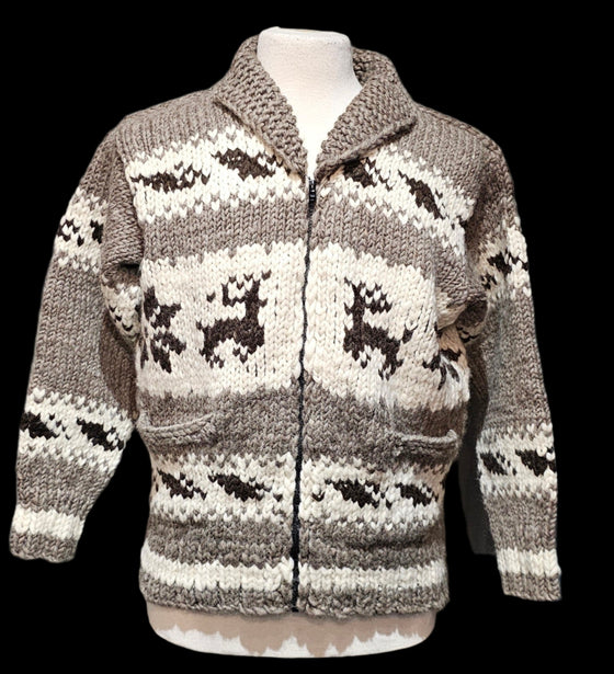 Deer Cowichan Sweater