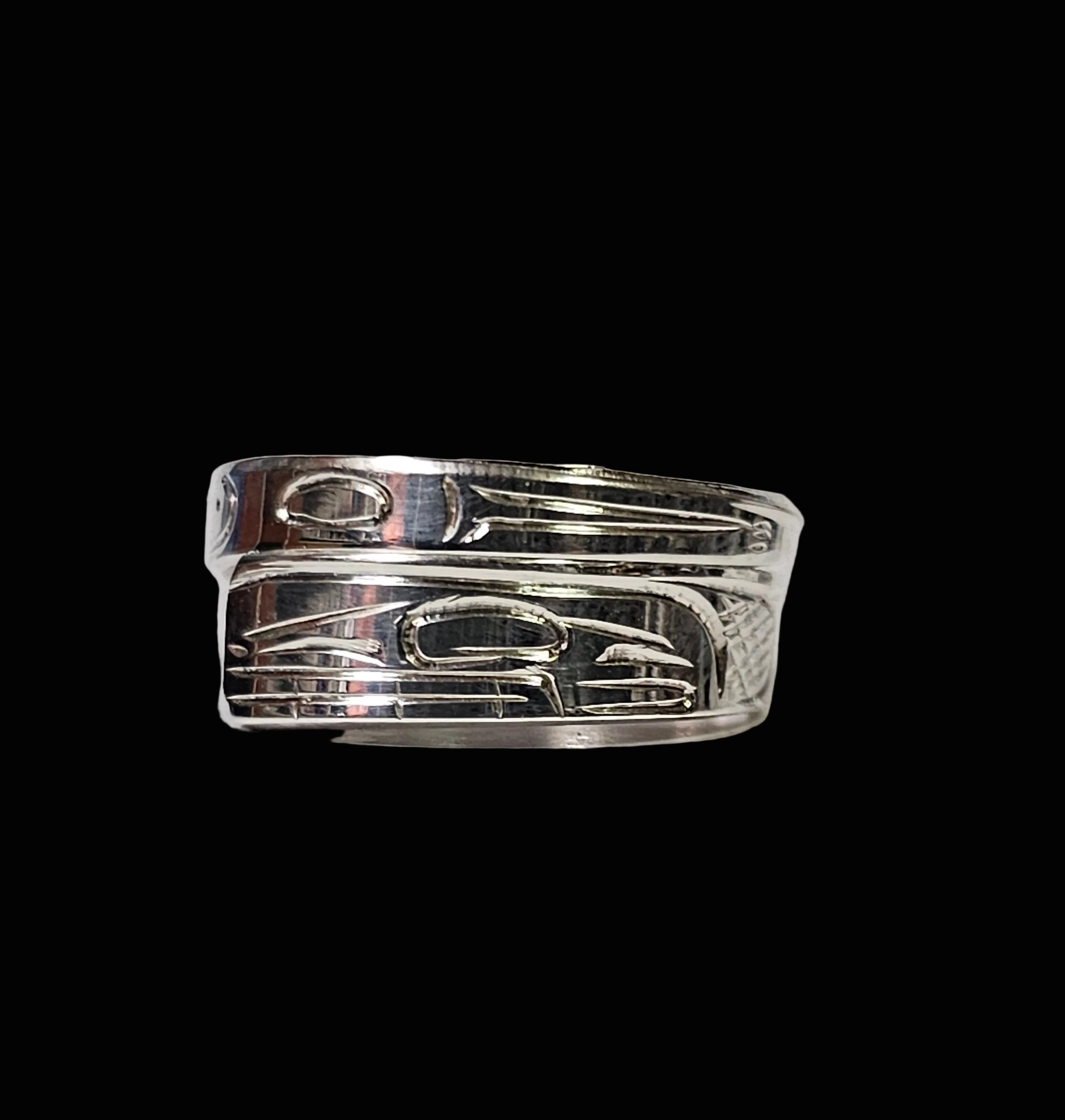 Graham Ring Graham Henry Orca Ring Size 7.5 - Tsain-ko Native Gift Shop