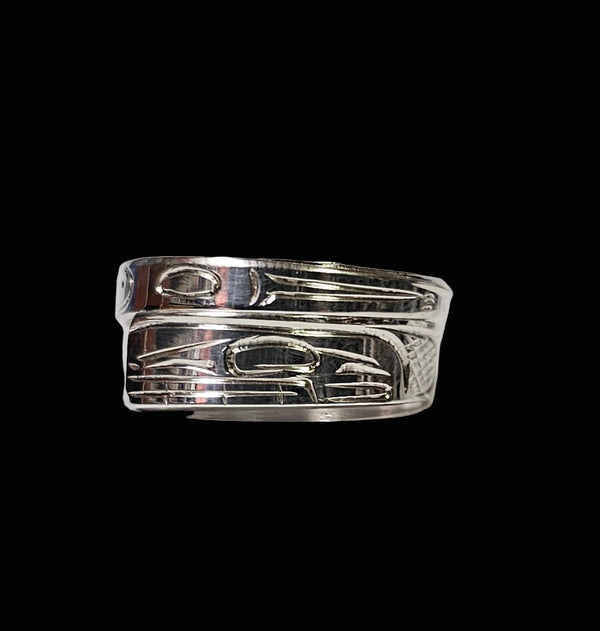 Graham Henry Orca Ring Size 7.5 - Tsain-ko Native Gift Shop