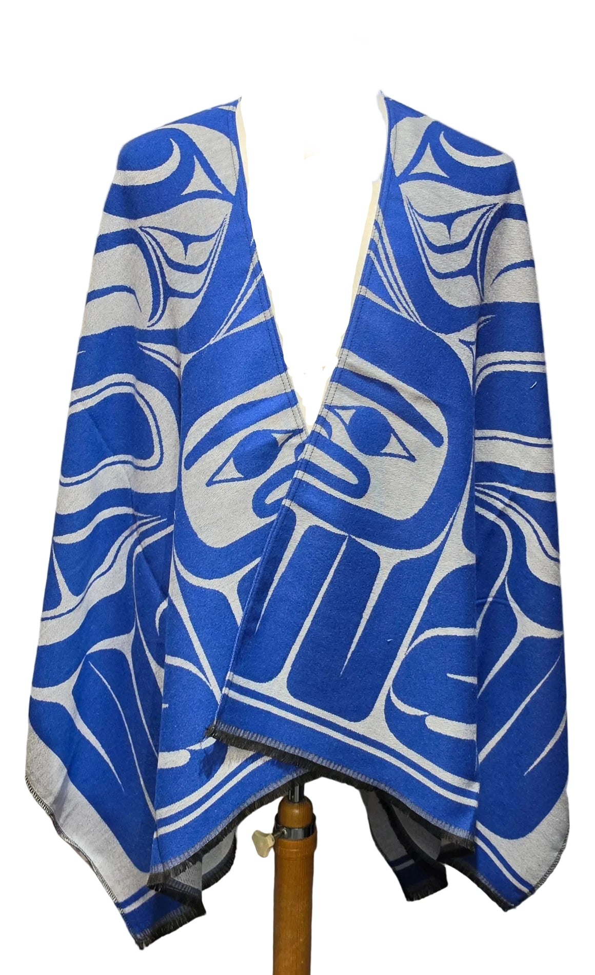 Raven split Shawl