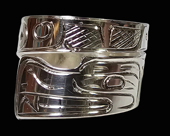 Wolf Wrap Ring - Snout Cutout