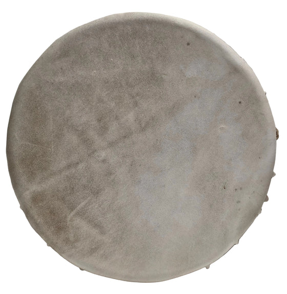 9" 2 Drum Elk Hide
