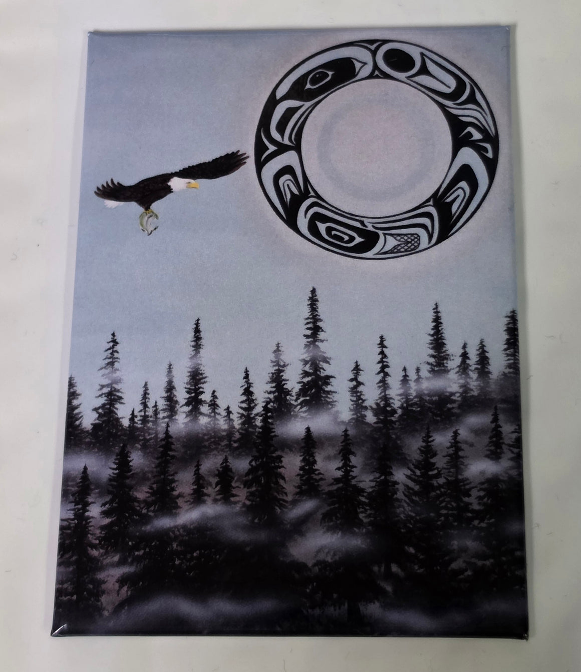 Eagle Moon Magnet