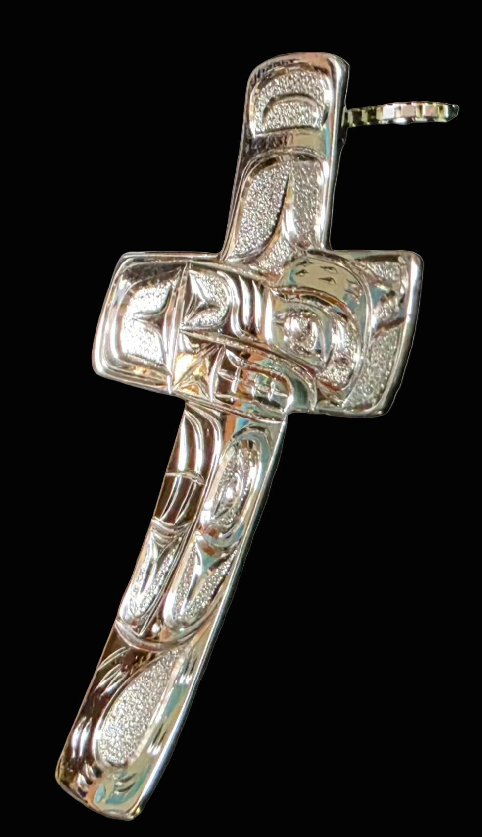 Silver Bent in Wolf Cross by Joe Descoteaux