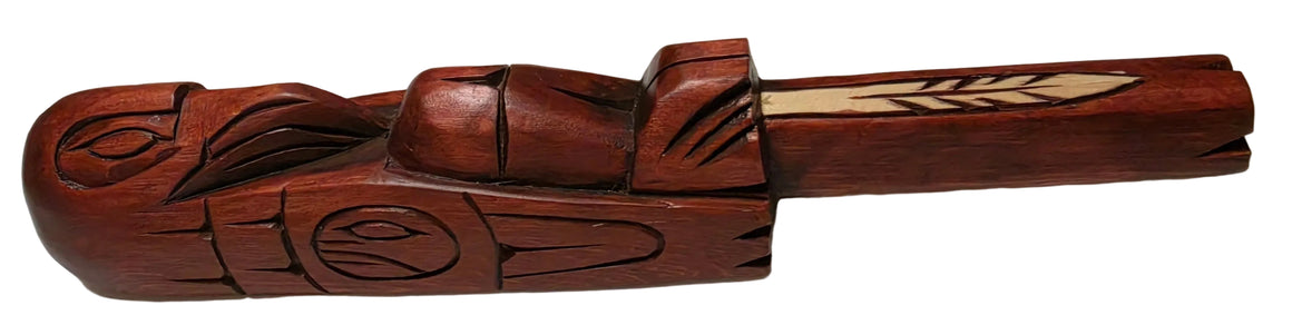 Raven Talking Stick by Jim Yelton