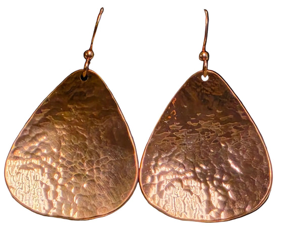 Triangle Copper Earrings by Devin Wadhams-Descoteaux