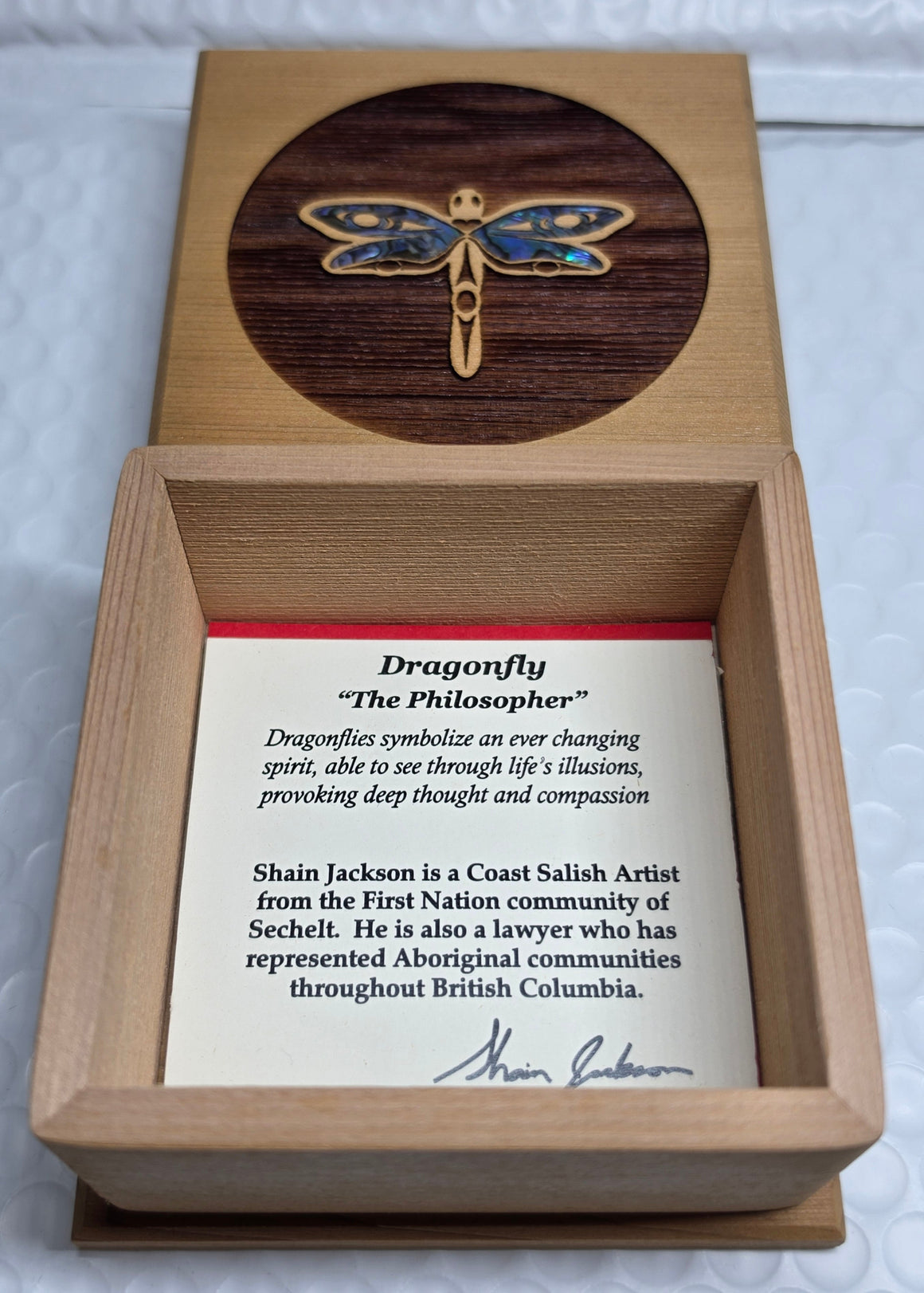 Dragonfly Bentwood Box Mini