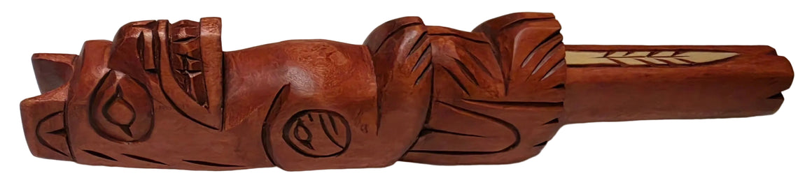 Bear Talking Stick by Jim Yelton
