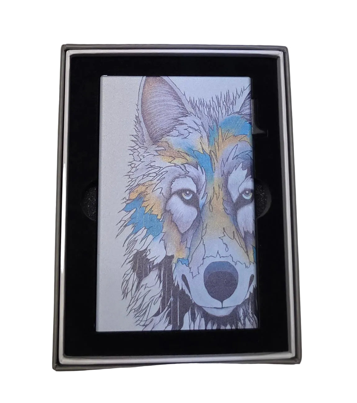 "Alpha" Metal Card Holder
