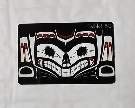 Bear Box Sechelt BC Magnet by Clifford George