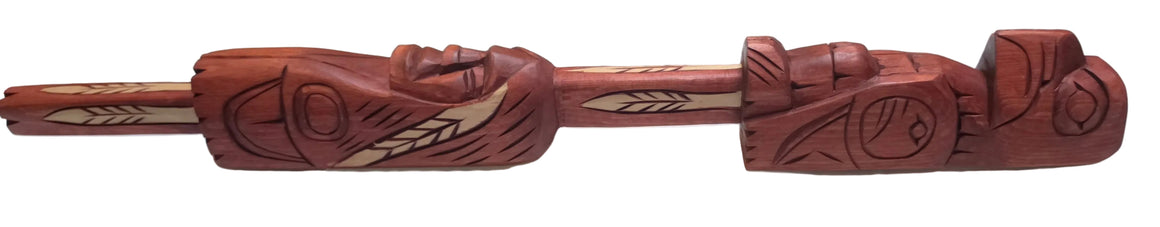 Eagle & Chief Talking Stick by Jim Yelton