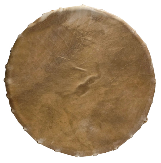 12" 1 Tan Elk Hide Drum
