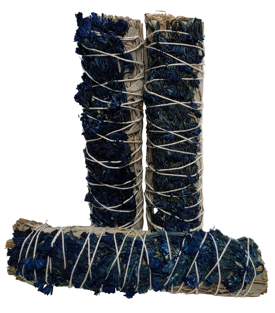 Sage & Sinuata Flower Smudge Stick (One Stick)