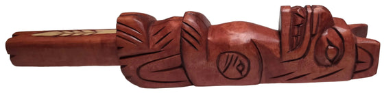 Bear Talking Stick by Jim Yelton