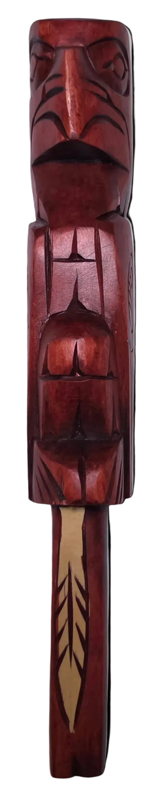Eagle Talking Stick by Jim Yelton