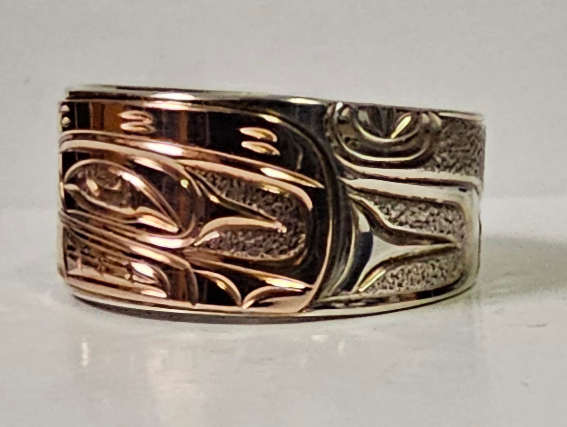 Orca Silver Gold 3/8" by Joe Descoteaux Size 8.5