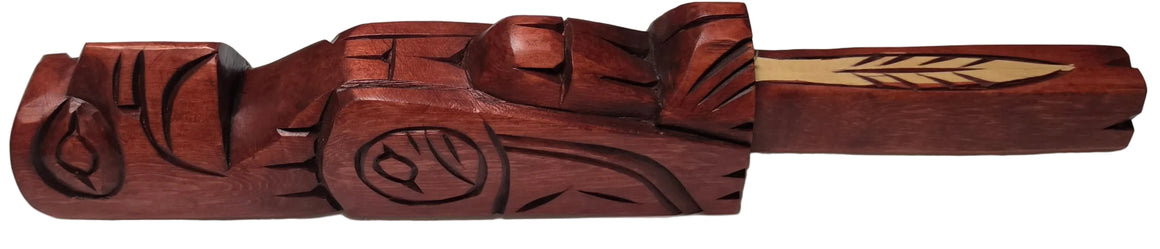 Eagle Talking Stick by Jim Yelton