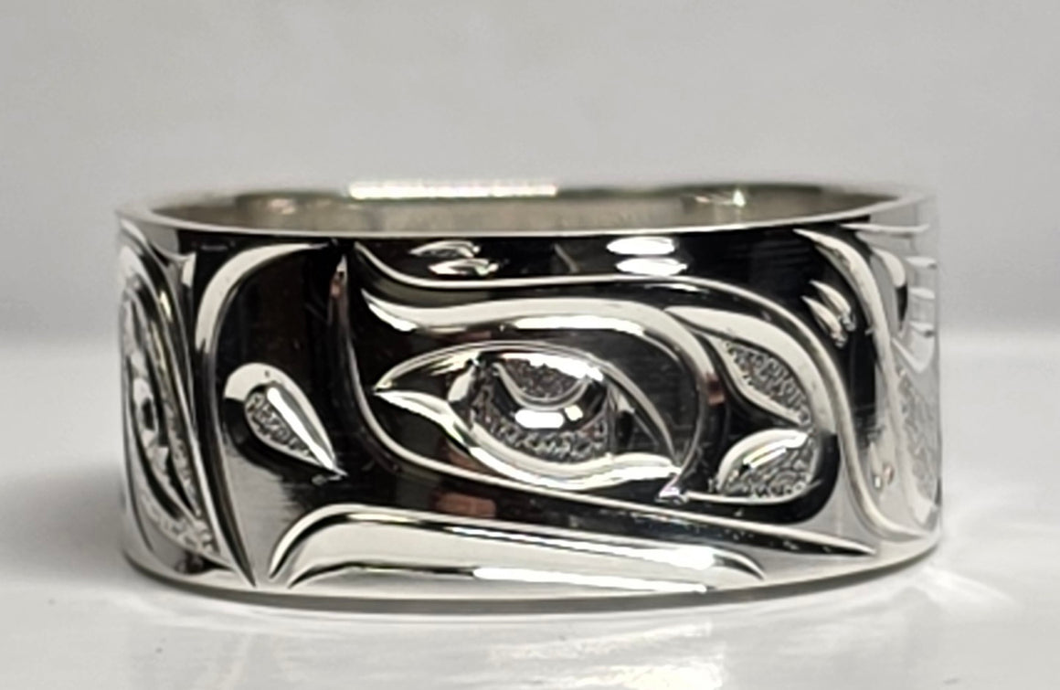 Eagle Silver 3/8" Squared Ring Size 10 3/4