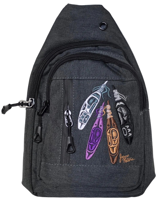 Feather Sling Bag