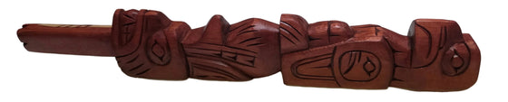 Eagle & Orca Talking Stick by Jim Yelton