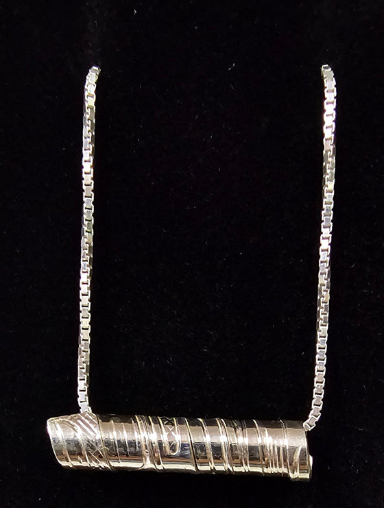 Eagle Silver Spiral Pendant by Graham Henry