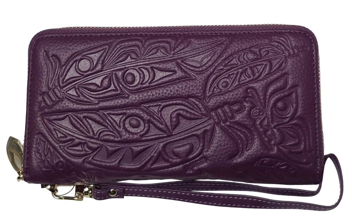 Feather Leather Wallet