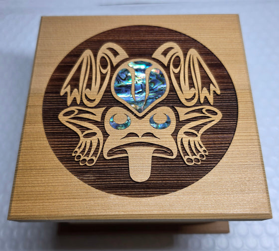 Frog Bentwood Box