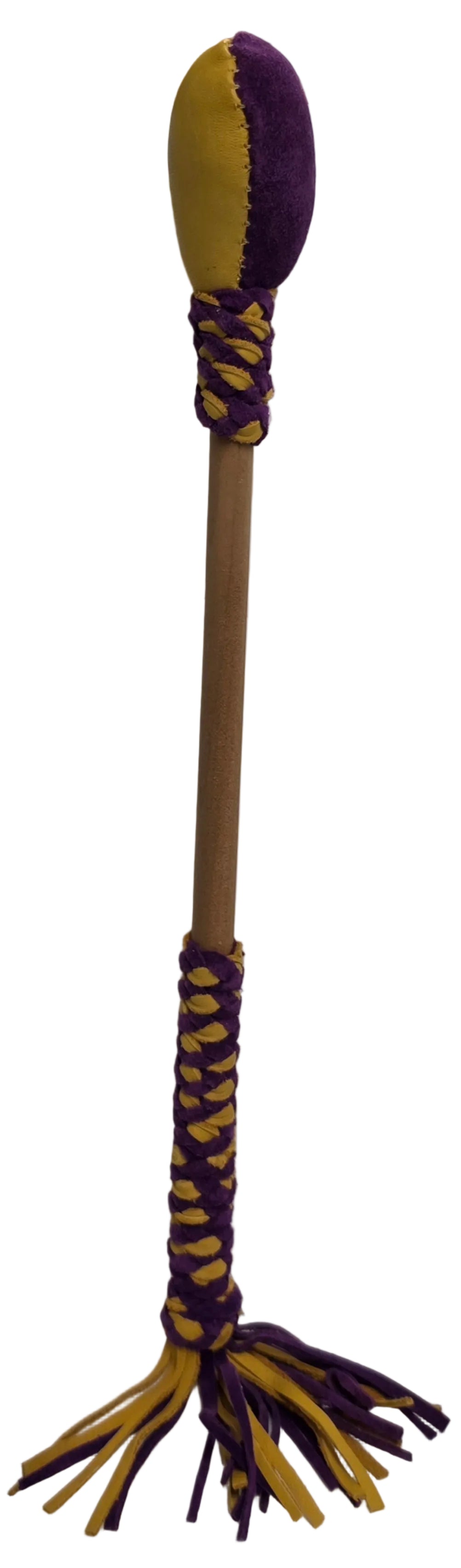 16" Purple & Tan Drum Beater