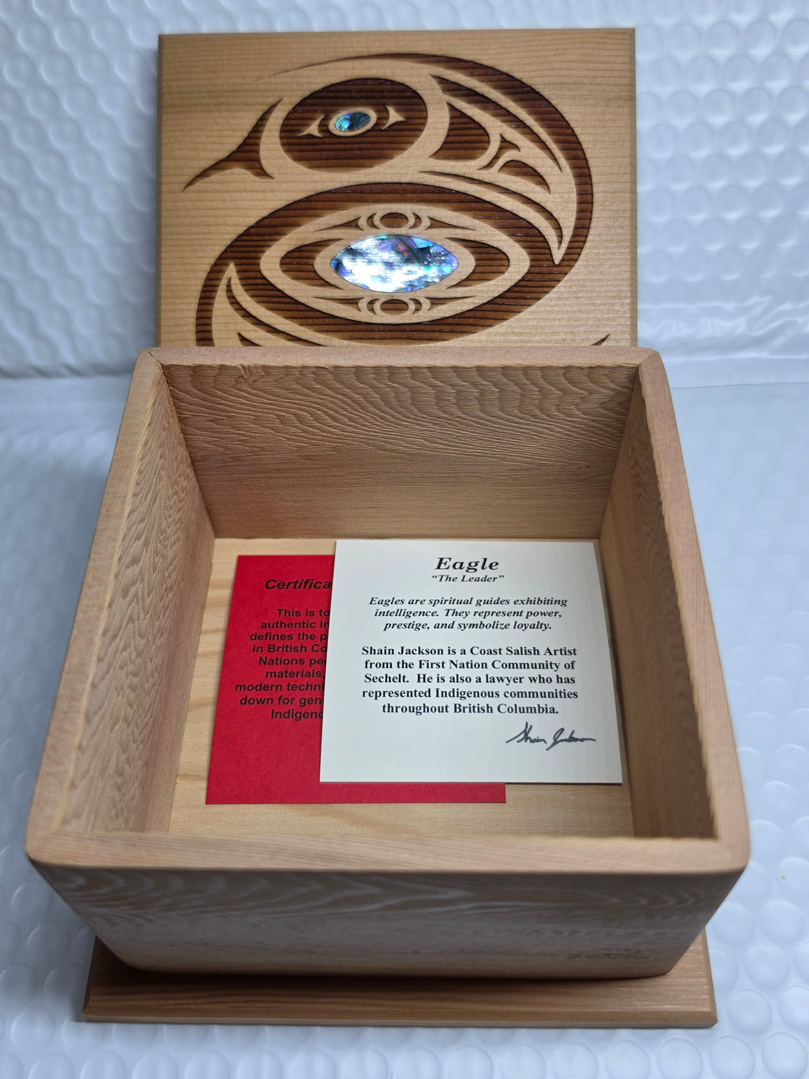 Eagle Bentwood Box