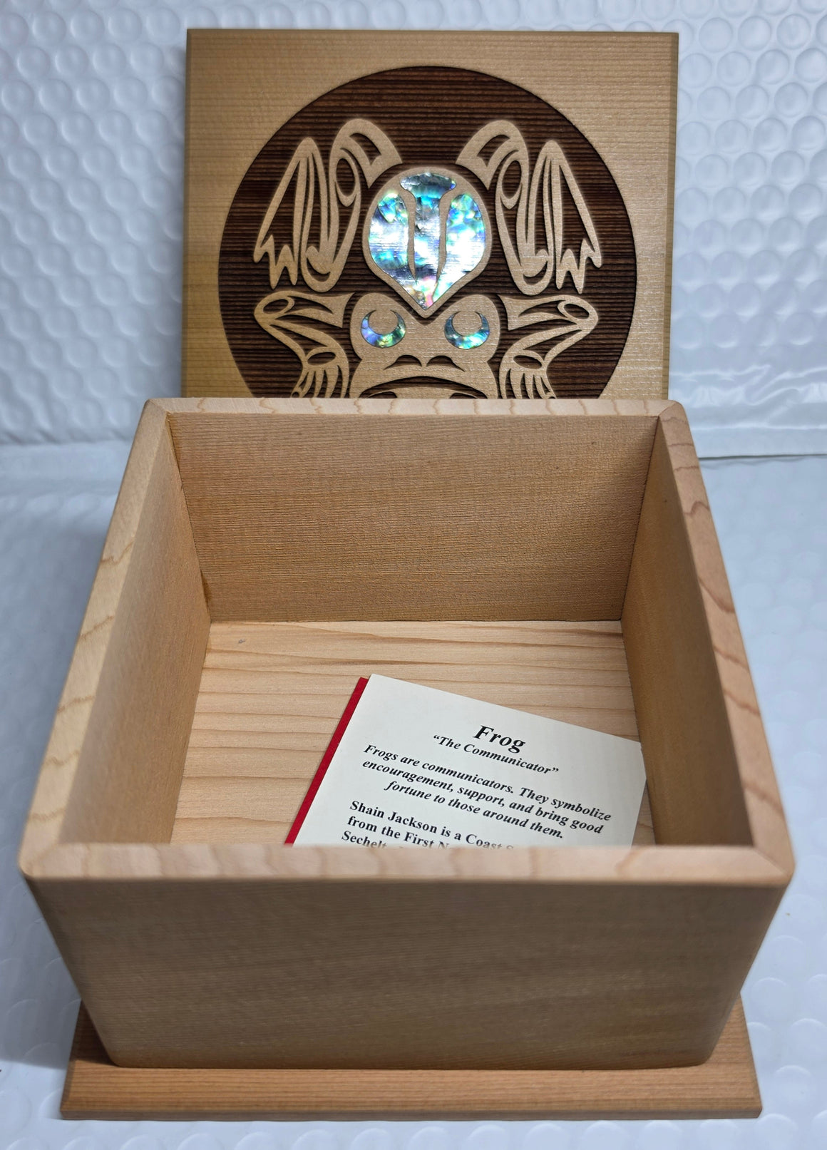 Frog Bentwood Box