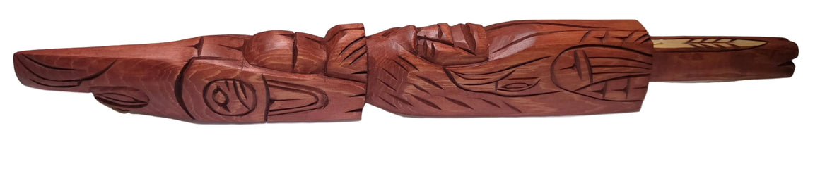 Eagle & Chief Talking Stick by Jim Yelton