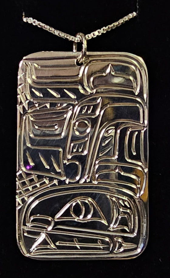 Orca Rectangle Pendant