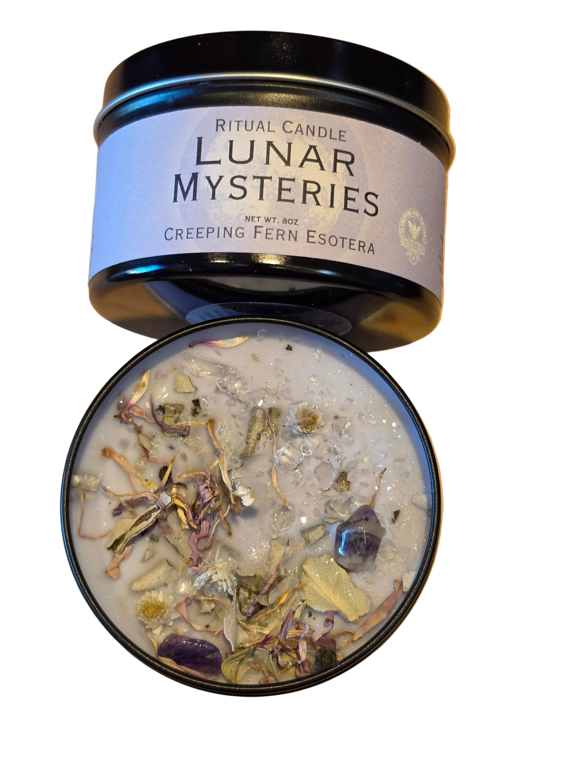 Lunar Mysteries 8 oz Candle.