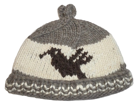 Hummingbird Grey Cowichan Toque