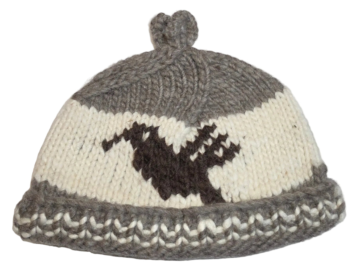 Hummingbird Grey Cowichan Toque