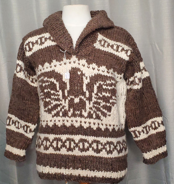 Cowichan pullover eagle chest 46