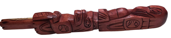 Raven & Beaver Talking Stick by Jim Yelton