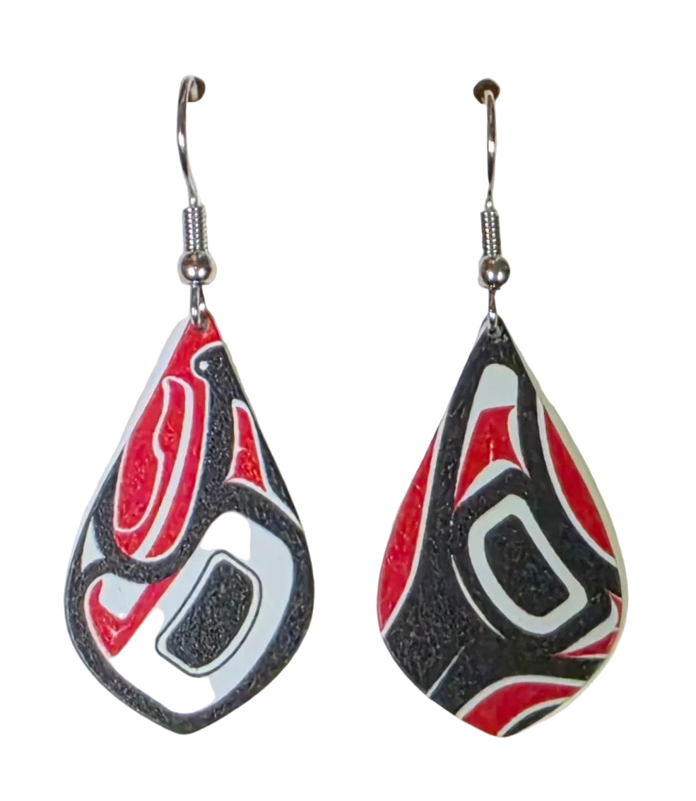 Salmon Earrings