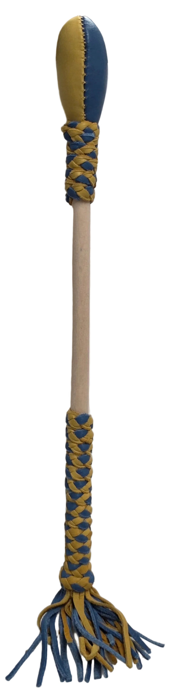 16" Blue & Tan Drum Beater
