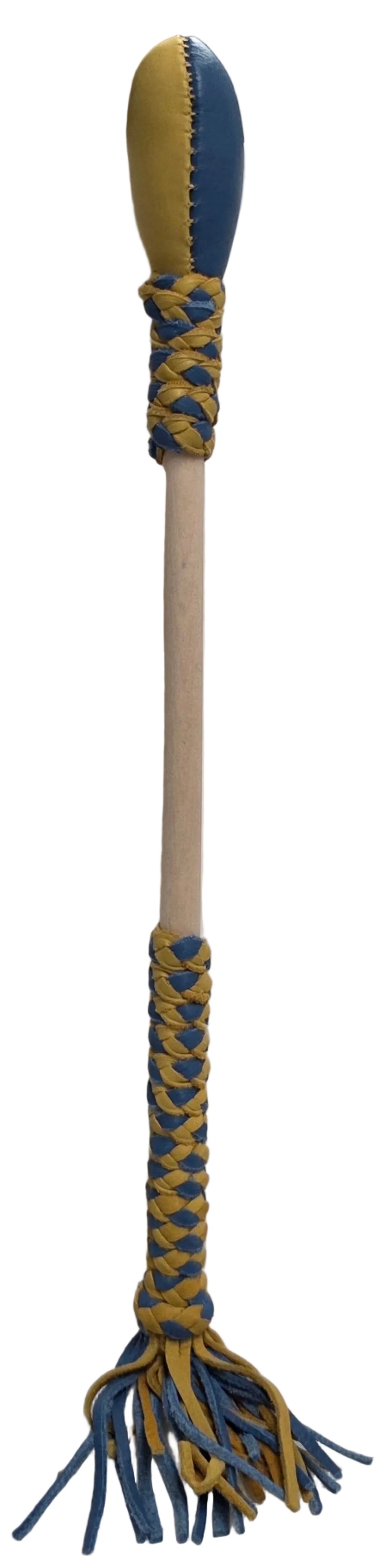 16" Blue & Tan Drum Beater