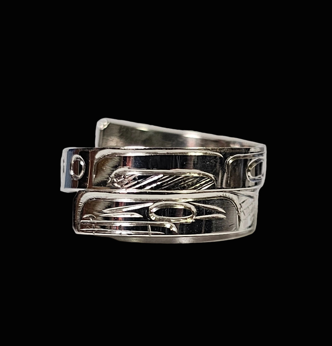 Double Headed Orca Ring Size 7 - Graham Henry