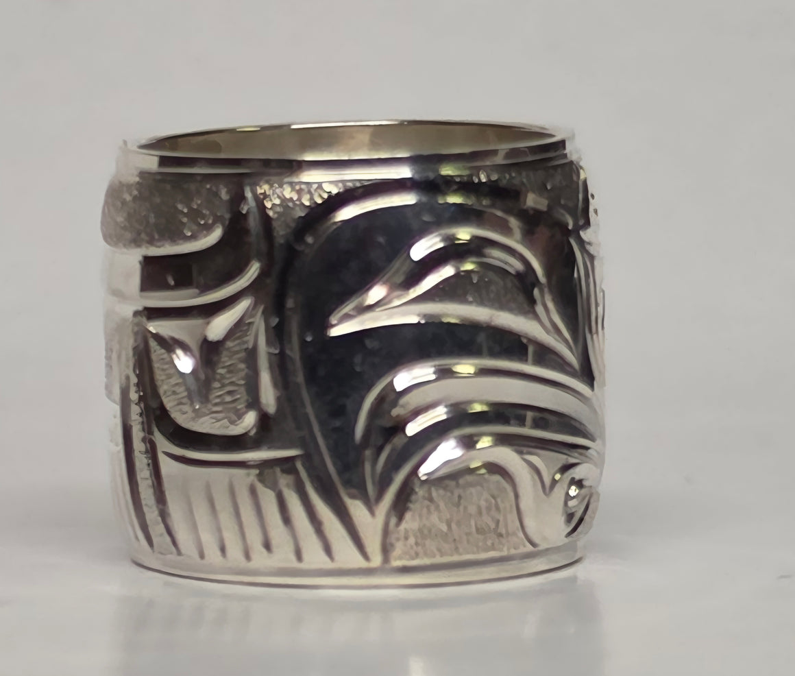 1/2" Eagle Trade Bead by Joe Descoteaux