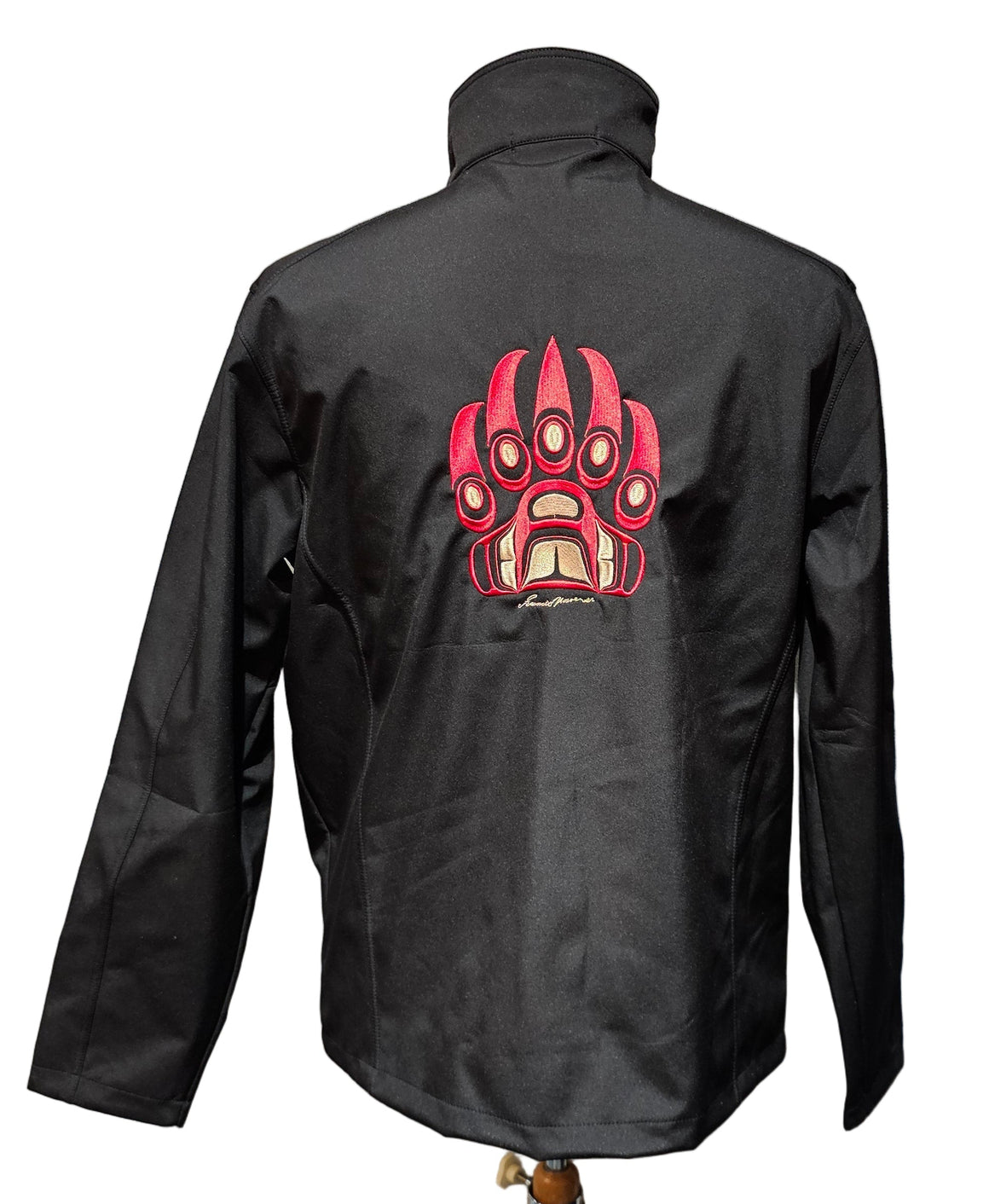 Bear Paw Men's Black Softshell Jacket
