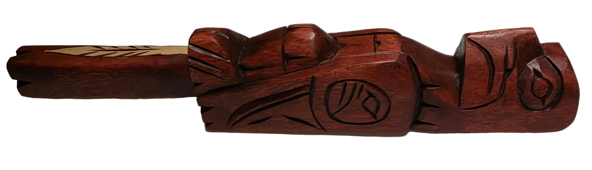 Eagle Talking Stick by Jim Yelton
