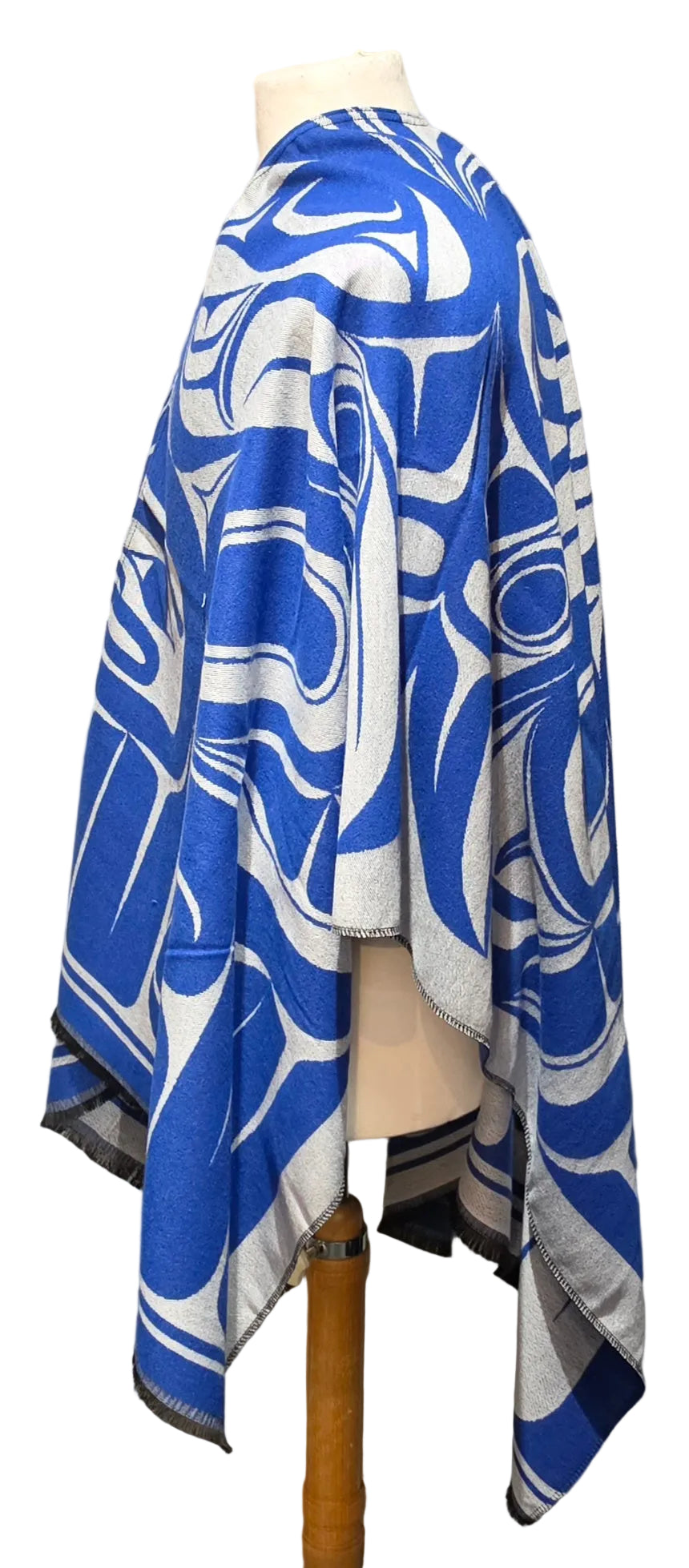 Raven split Shawl