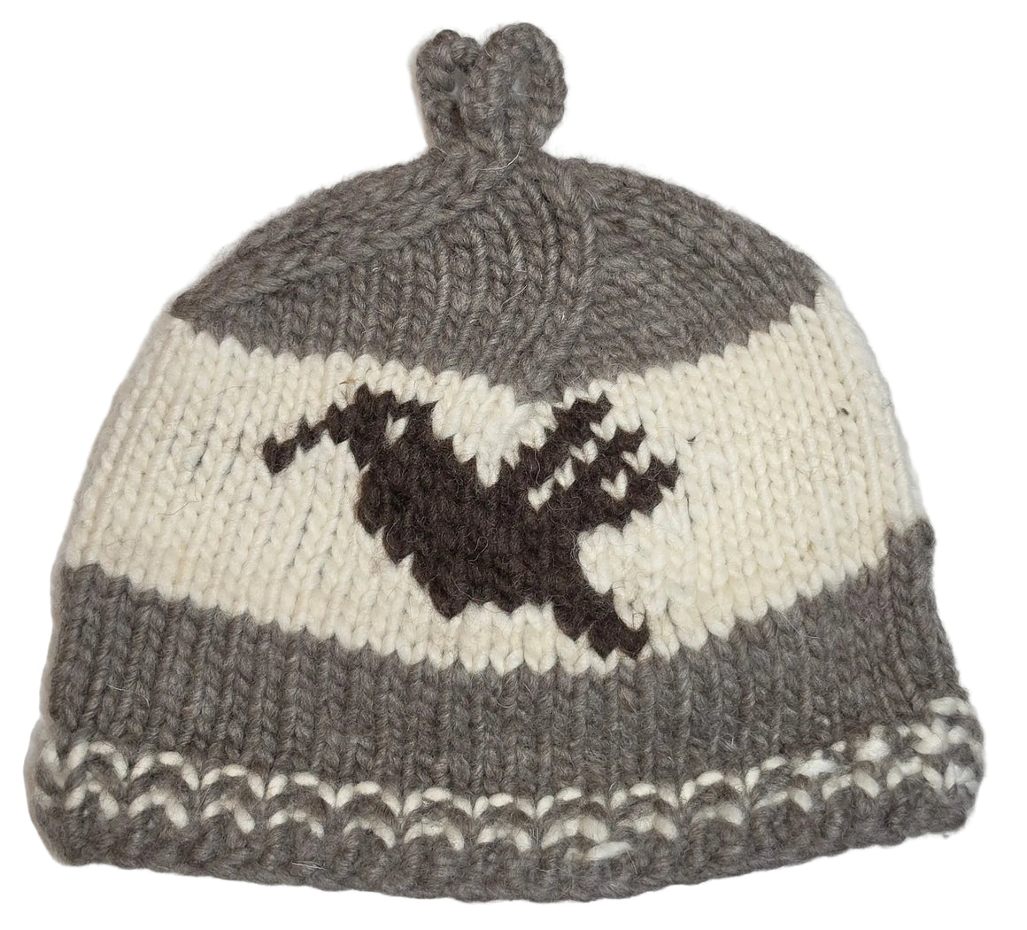 Hummingbird Grey Cowichan Toque