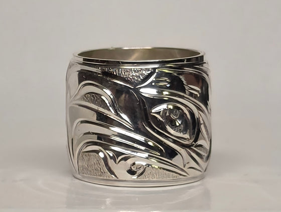 1/2" Eagle Trade Bead by Joe Descoteaux